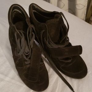 Ash sneakers wedges in black very good condition,